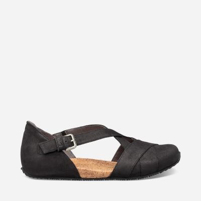 Dámské Slip On Teva Mahonia Mary Jane Černé - CZ162061